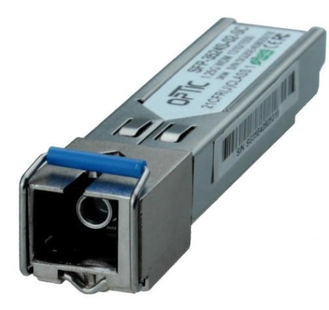 MODUŁ SFP WDM 1.25Gbps, SC SM, 10dB (3km) TX1310/RX1550 OPTON