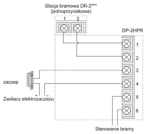 DOMOFON COMMAX DP-2HPR/DR-2PN COMMAX