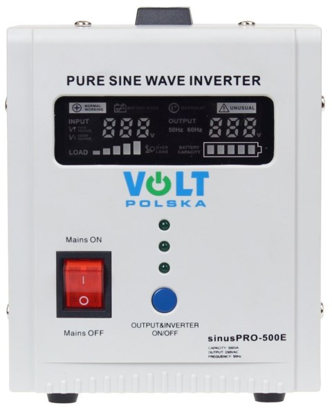 PRZETWORNICA VOLT POLSKA SINUSPRO-500E 12V 350/500W VOLT POLSKA