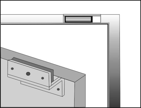 UCHWYT MONTAŻOWY SCOT BK-1200WZL (DO ZWORY EL-1200WS) SCOT