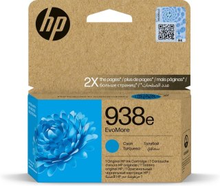 HP Oryginalny wkład z błękitnym atramentem 938e EvoMore HP