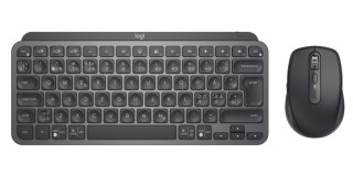 Logitech MX Keys Mini Combo for Business klawiatura Dołączona myszka RF Wireless + Bluetooth QWERTY Duński, Fiński, Norweski, Sz Logitech