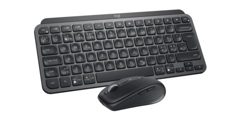 Logitech MX Keys Mini Combo for Business klawiatura Dołączona myszka RF Wireless + Bluetooth QWERTY Duński, Fiński, Norweski, Sz Logitech