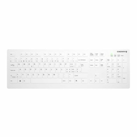 CHERRY AK-C8112 klawiatura RF Wireless QWERTZ Swiss Biały CHERRY