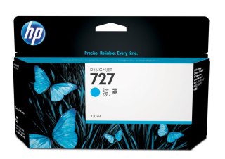 HP Błękitny wkład atramentowy 727 DesignJet 130 ml HP