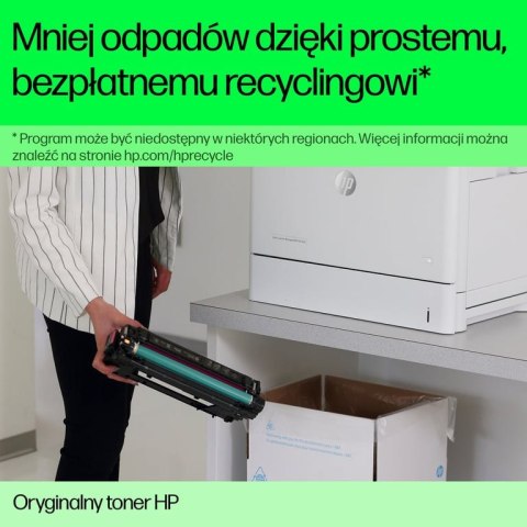 HP Oryginalny wkład z czarnym tonerem o wysokiej wydajności 149X LaserJet HP