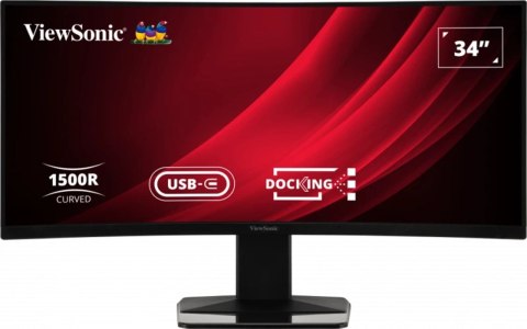 Viewsonic Display VG3419C monitor komputerowy 86,4 cm (34") 3440 x 1440 px UltraWide Quad HD LED Czarny Viewsonic