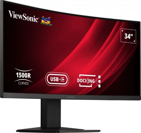 Viewsonic Display VG3419C monitor komputerowy 86,4 cm (34") 3440 x 1440 px UltraWide Quad HD LED Czarny Viewsonic