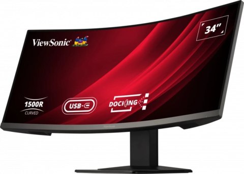 Viewsonic Display VG3419C monitor komputerowy 86,4 cm (34") 3440 x 1440 px UltraWide Quad HD LED Czarny Viewsonic