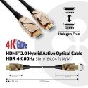 CLUB3D HDMI 2.0 UHD Active Optical Cable HDR 4K 60Hz M/M 50m/164,04ft CLUB3D