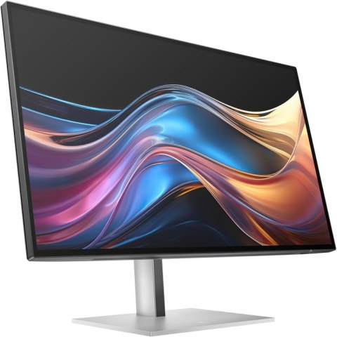 HP Series 7 Pro 27 inch QHD Monitor - 727pq monitor komputerowy 68,6 cm (27") 2560 x 1440 px Full HD Czarny, Srebrny HP