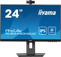 Iiyama ProLite monitor komputerowy 60,5 cm (23.8") 1920 x 1080 px Full HD LED Czarny Iiyama