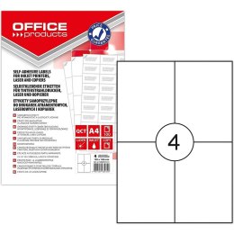 Etykiety Office Products A4 105x148mm białe (100) Office Products