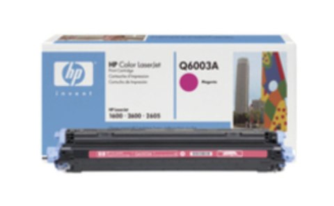 HP Q6003A kaseta z tonerem 1 szt. Oryginalny Purpurowy HP