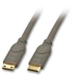 Lindy 0.5m HDMI CAT2 kabel HDMI 0,5 m HDMI Type C (Mini) Czarny Lindy