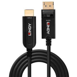 Lindy 38493 adapter kablowy 40 m DisplayPort HDMI Typu A (Standard) Czarny Lindy