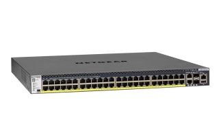 NETGEAR M4300-52G-PoE+ 550W PSU Zarządzany L2/L3/L4 Gigabit Ethernet (10/100/1000) Obsługa PoE 1U Czarny NETGEAR