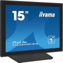 Iiyama ProLite T1532MSC-B1S monitor komputerowy 38,1 cm (15") 1024 x 768 px XGA LCD Ekran dotykowy Czarny Iiyama