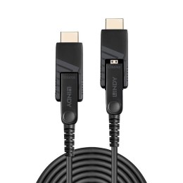 Lindy 38322 kabel HDMI 30 m HDMI Typu D (Micro) Czarny Lindy