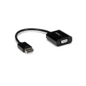 StarTech DP2VGA3X5 adapter kablowy 0,1 m DisplayPort VGA (D-Sub) Czarny StarTech.com