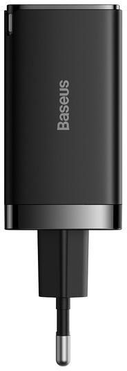 Ładowarka sieciowa Baseus GaN 5 Pro Fast Charger CCGP120201 65W 1x USB-A 2x USB-C PD 3.0 QC 4.0 + kabel USB-C BASEUS