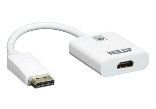 ATEN VC986 adapter kablowy DisplayPort HDMI Biały ATEN