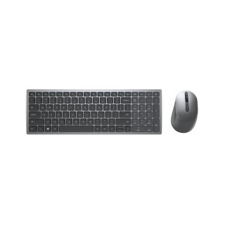 DELL KM7120W klawiatura Dołączona myszka RF Wireless + Bluetooth QWERTY Szary, Tytan DELL