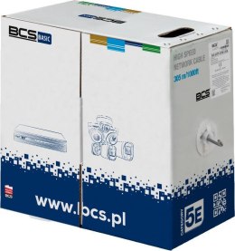 Kabel teleinformatyczny skrętka BCS BASIC BCS-B-U/UTP-CAT5E-PVC BCS BASIC