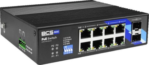 Switch PoE BCS BASIC BCS-B-ISP08G-2SFP BCS