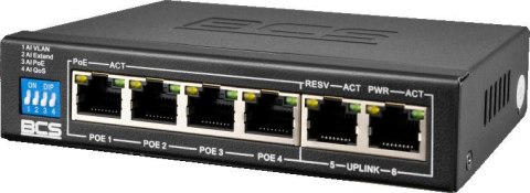 Switch PoE BCS BASIC BCS-B-SP04G02G BCS