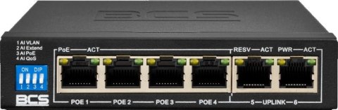 Switch PoE BCS BASIC BCS-B-SP04G02G BCS