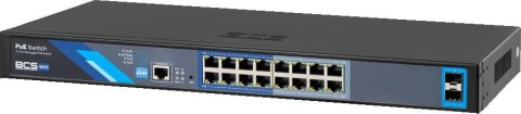 Switch PoE BCS BASIC BCS-B-SP16G-2SFP-M BCS