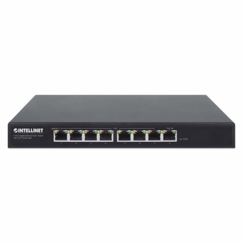 Intellinet 561679 łącza sieciowe Gigabit Ethernet (10/100/1000) Obsługa PoE Czarny Intellinet