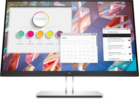 HP E24 G4 monitor komputerowy 60,5 cm (23.8") 1920 x 1080 px Full HD Srebrny HP