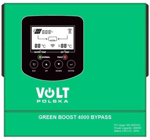 Przetwornica solarna VOLT POLSKA GREEN BOOST 4000 BYPASS (160-350VDC) VOLT POLSKA