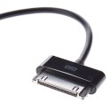 Techly 1.2m USB - Samsung 30-p kabel do telefonu Czarny 1,2 m USB A Samsung 30-pin Techly