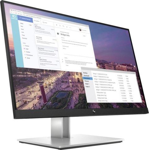 HP E23 G4 monitor komputerowy 58,4 cm (23") 1920 x 1080 px Full HD LCD Czarny, Srebrny HP