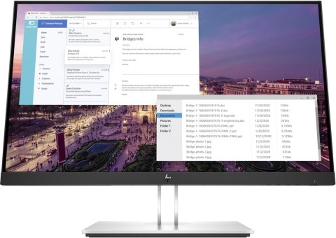 HP E23 G4 monitor komputerowy 58,4 cm (23") 1920 x 1080 px Full HD LCD Czarny, Srebrny HP