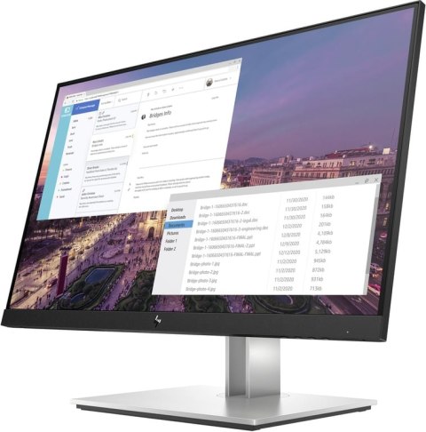 HP E23 G4 monitor komputerowy 58,4 cm (23") 1920 x 1080 px Full HD LCD Czarny, Srebrny HP