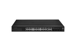 LevelOne IGS-2128 łącza sieciowe Zarządzany L2 Gigabit Ethernet (10/100/1000) Czarny LevelOne