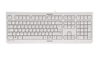 CHERRY KC 1000 klawiatura USB AZERTY Belgijski Szary CHERRY