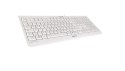 CHERRY KC 1000 klawiatura USB AZERTY Belgijski Szary CHERRY