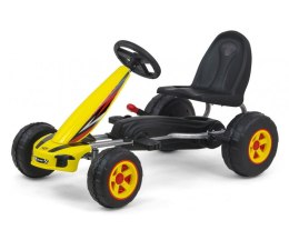 Gokart na pedały Viper Yellow