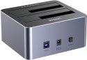 Y-3026GY01-EU Unitek Stacja klonująca dyski 2 x SATA 2,5"/3,5" USB 5Gbps UNITEK