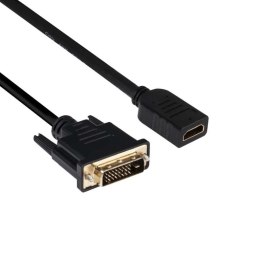 CLUB3D DVI to HDMI 1.4 Cable M/F 2m/6.56ft Bidirectional CLUB3D