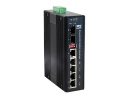 LevelOne IES-0620 łącza sieciowe Gigabit Ethernet (10/100/1000) Obsługa PoE Czarny LevelOne