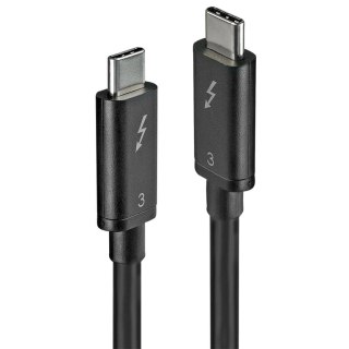 Lindy 41555 kabel USB 0,5 m USB 3.2 Gen 1 (3.1 Gen 1) USB C Czarny Lindy