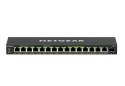 NETGEAR GS316EP-100PES łącza sieciowe Zarządzany Gigabit Ethernet (10/100/1000) Obsługa PoE Czarny NETGEAR