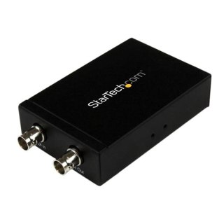 StarTech SDI2HD adapter kablowy HDMI Typu A (Standard) 2 x BNC Czarny StarTech.com