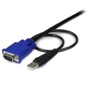 StarTech SVECONUS10 kabel KVM Czarny 3 m StarTech.com